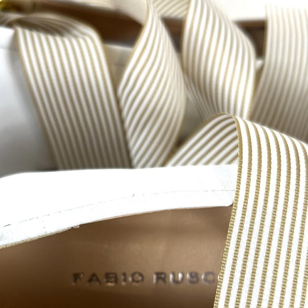 FABIO RUSCONI KIDSKIN LEATHER BALLET FLATS 6.5 - Picture 5 of 8